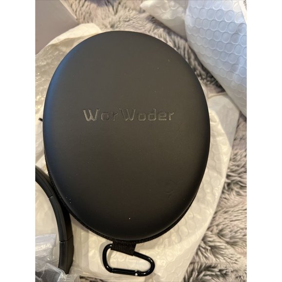 WorWoder Other - Black W/Case Bluetooth Headphones Over Ear WorWoder  Wireless